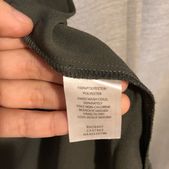 Halogen Moss Green Short-Sleeved Shirt XS - Picture 6 of 6